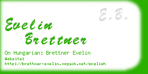 evelin brettner business card